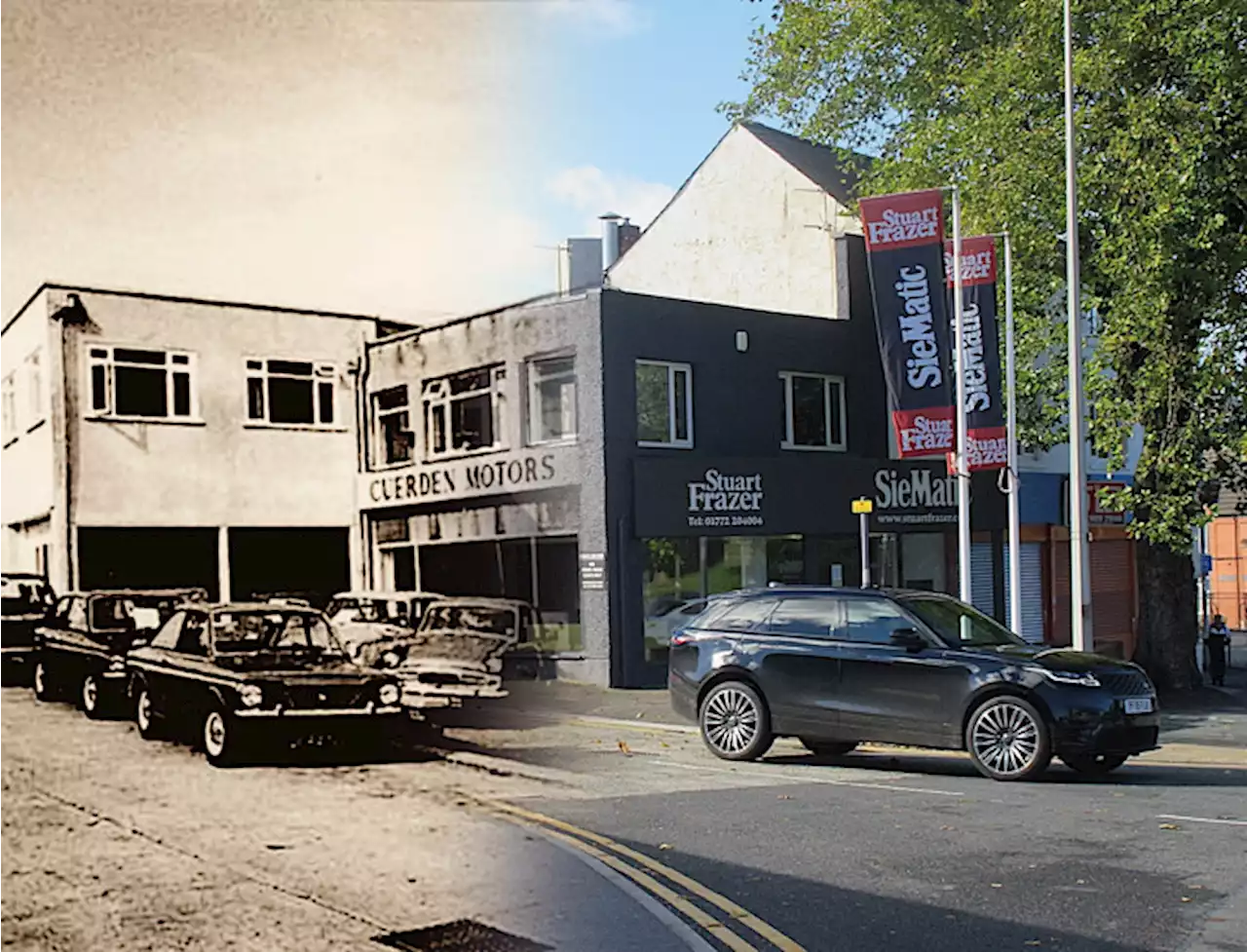 New Preston then and now pictures feature in new Preston – Reflections book