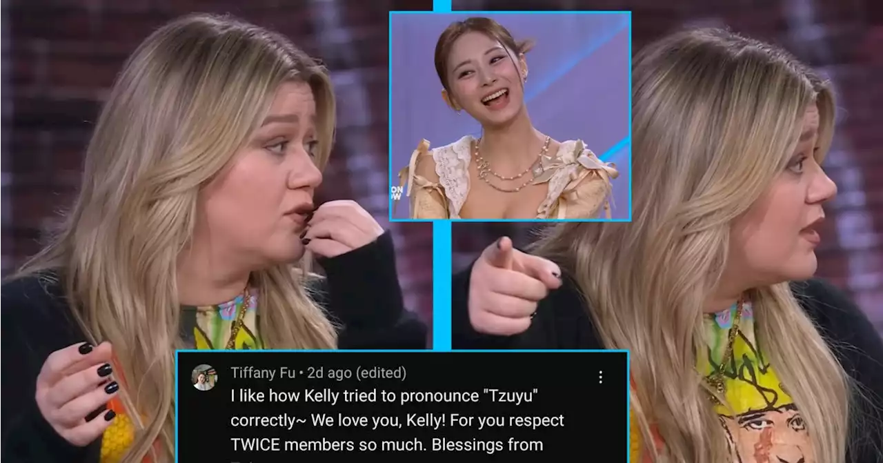 People Love How Kelly Clarkson Respectfully Asked Twice Member Tzuyu How To Say Her Name