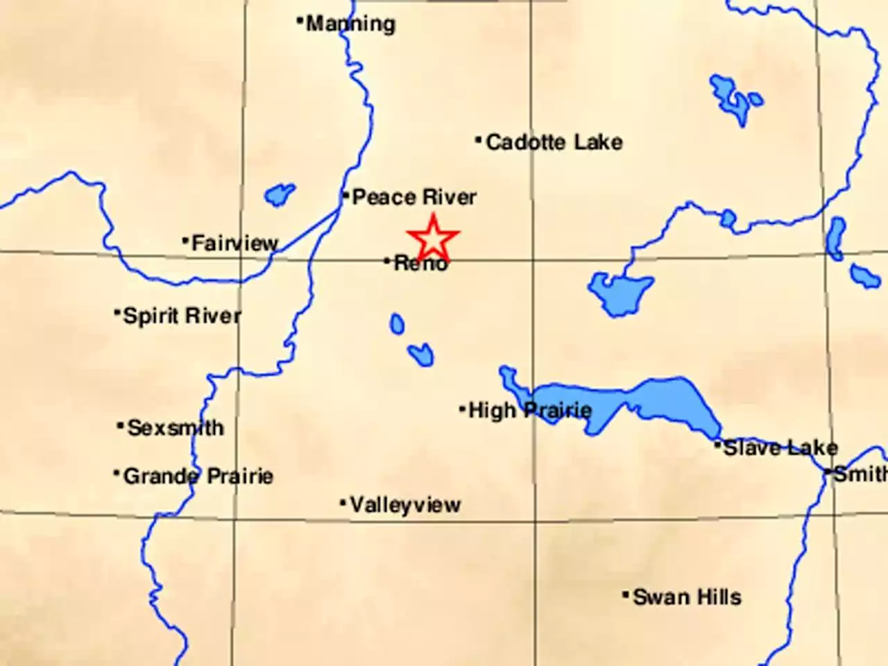 Magnitude 4.6 earthquake detected north of Edmonton