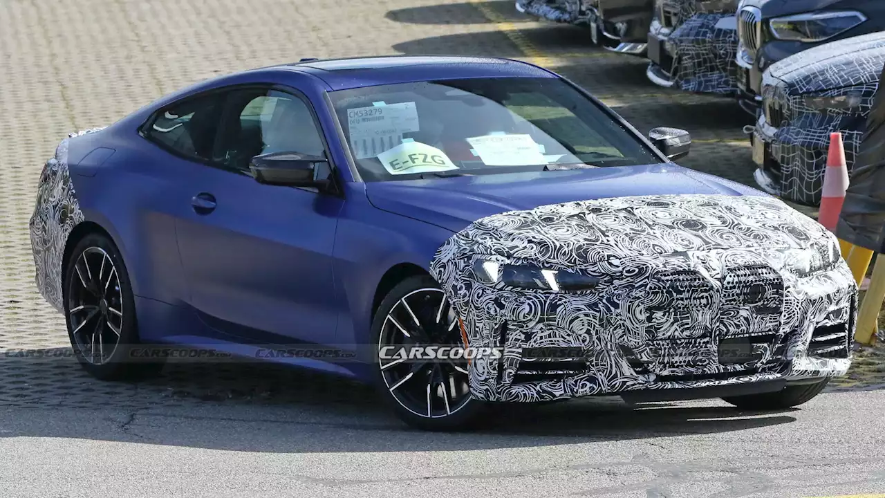 Facelifted 2025 BMW 4-Series And M440i Coupes Spied With Fresh LEDs | Carscoops