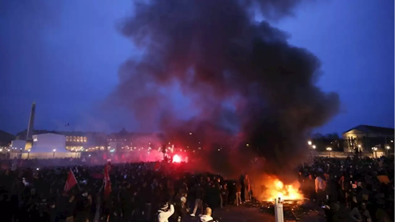 Protests erupt in France over Macron’s retirement age push