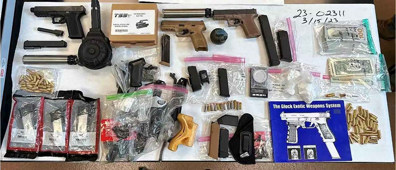 Police: Round Lake Park man had illegal drugs, ghost guns in home