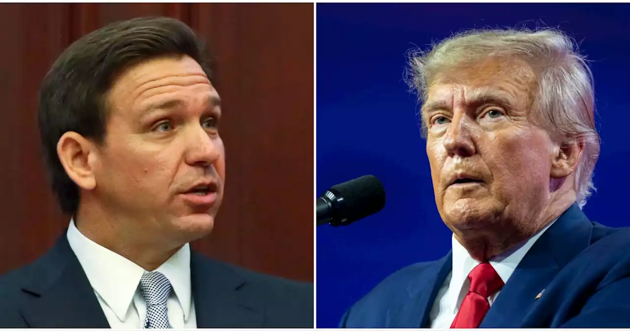 Florida Republicans don't want to say if they support Trump or DeSantis