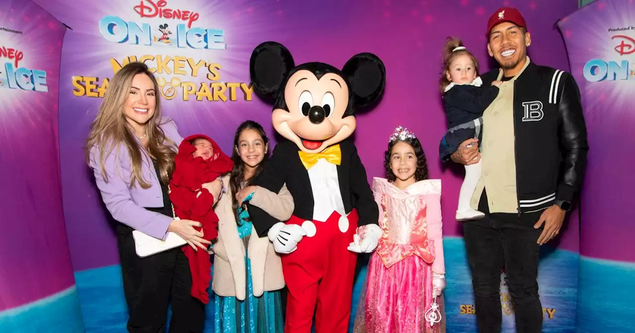 Liverpool and Everton stars attend city's Disney on Ice