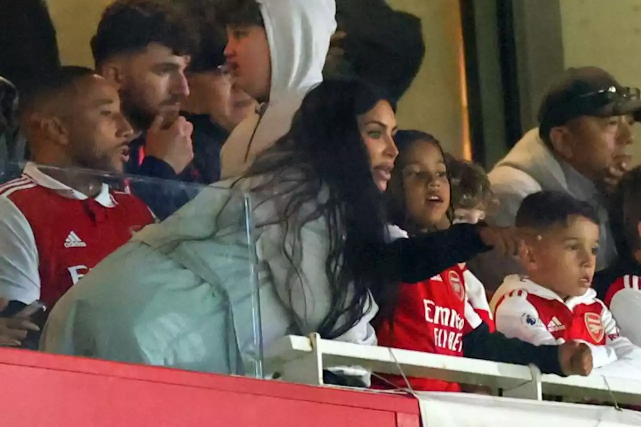 Kim Kardashian Embarks On A Soccer Adventure With Son Saint, Including A Stop At Arsenal F.C Soccer Game In England