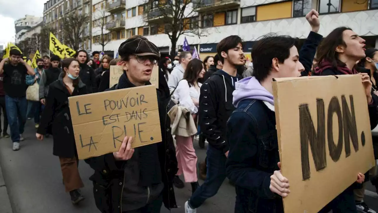 Protests erupt in France over Emmanuel Macron's retirement age bill