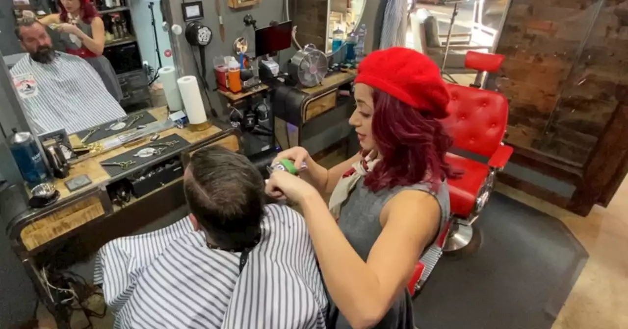 Barber shop owner goes retro in old Salt Lake City church