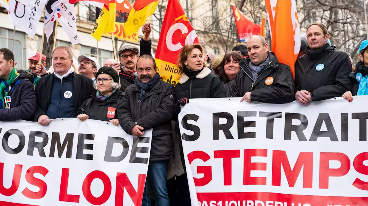 Réforme des retraites : l'intersyndicale veut amplifier le mouvement mais rejette la responsabilité d’éventuels débordements