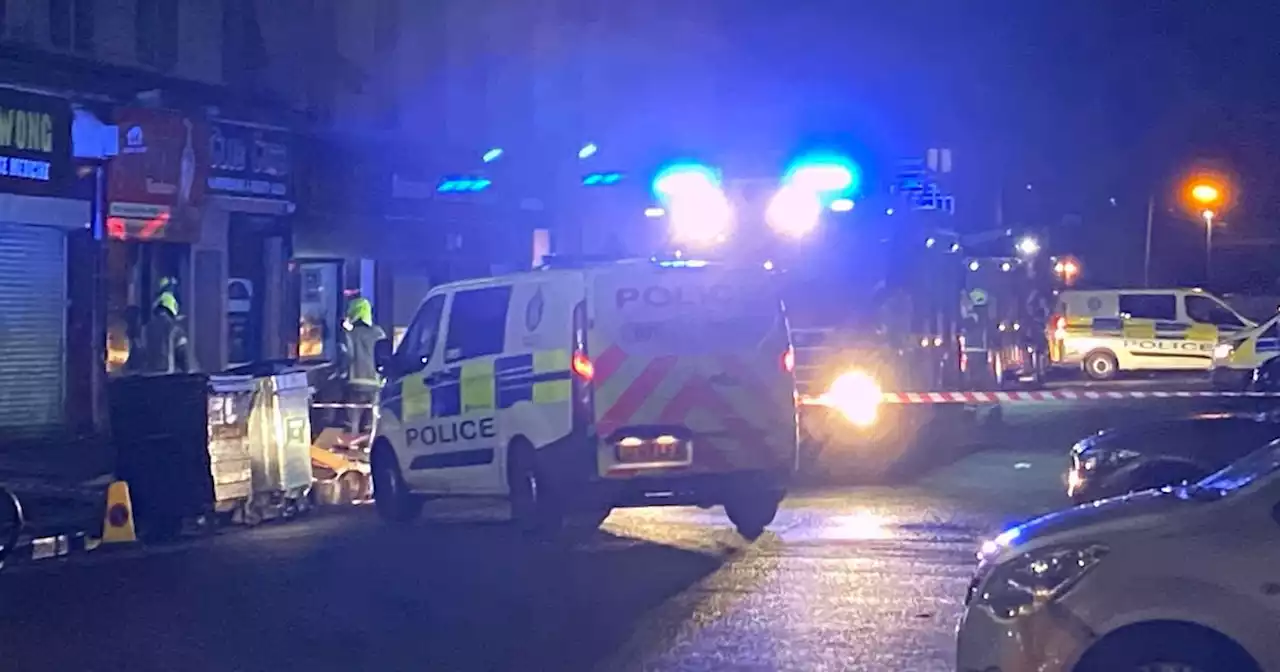 Two injured in Glasgow takeaway fire as firefighters battle blaze for six hours