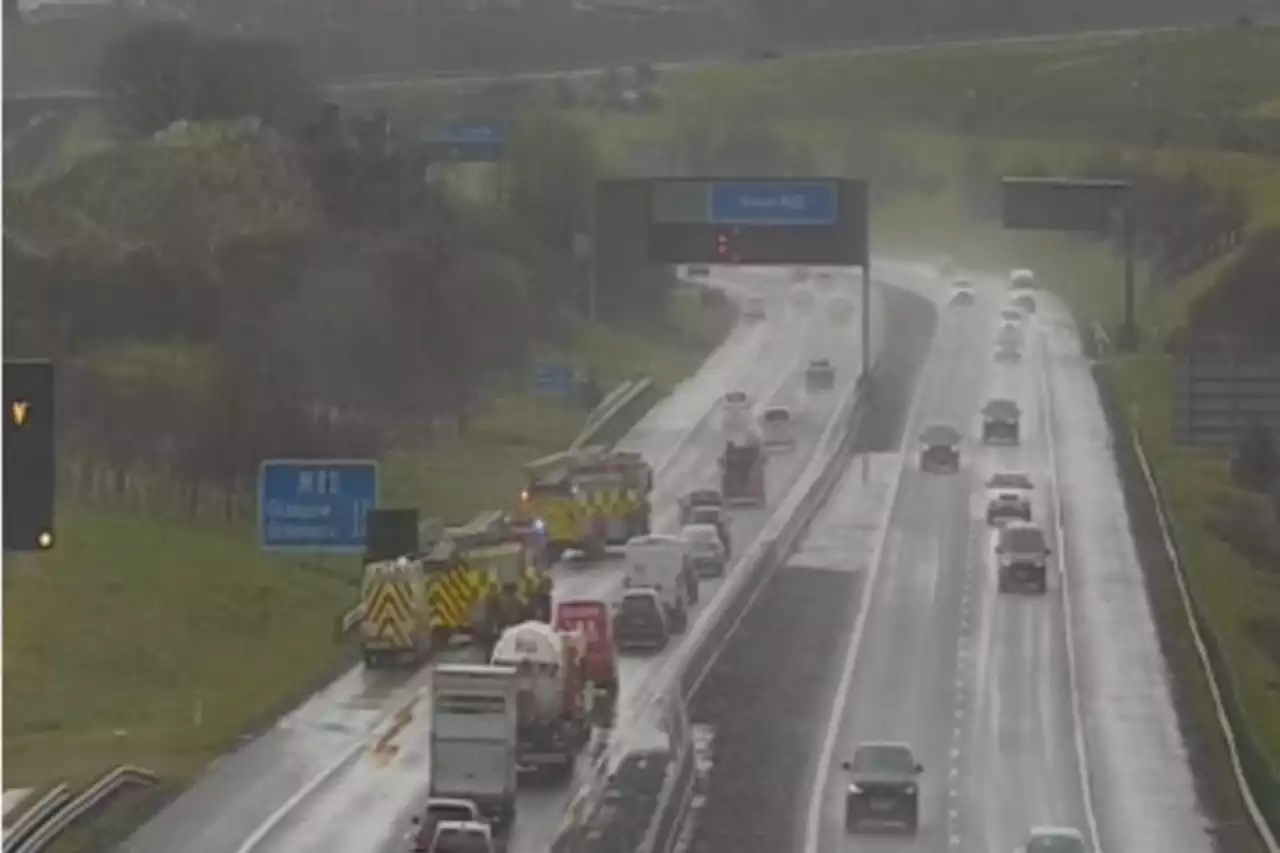 999 Crews called to scene of crash on busy motorway