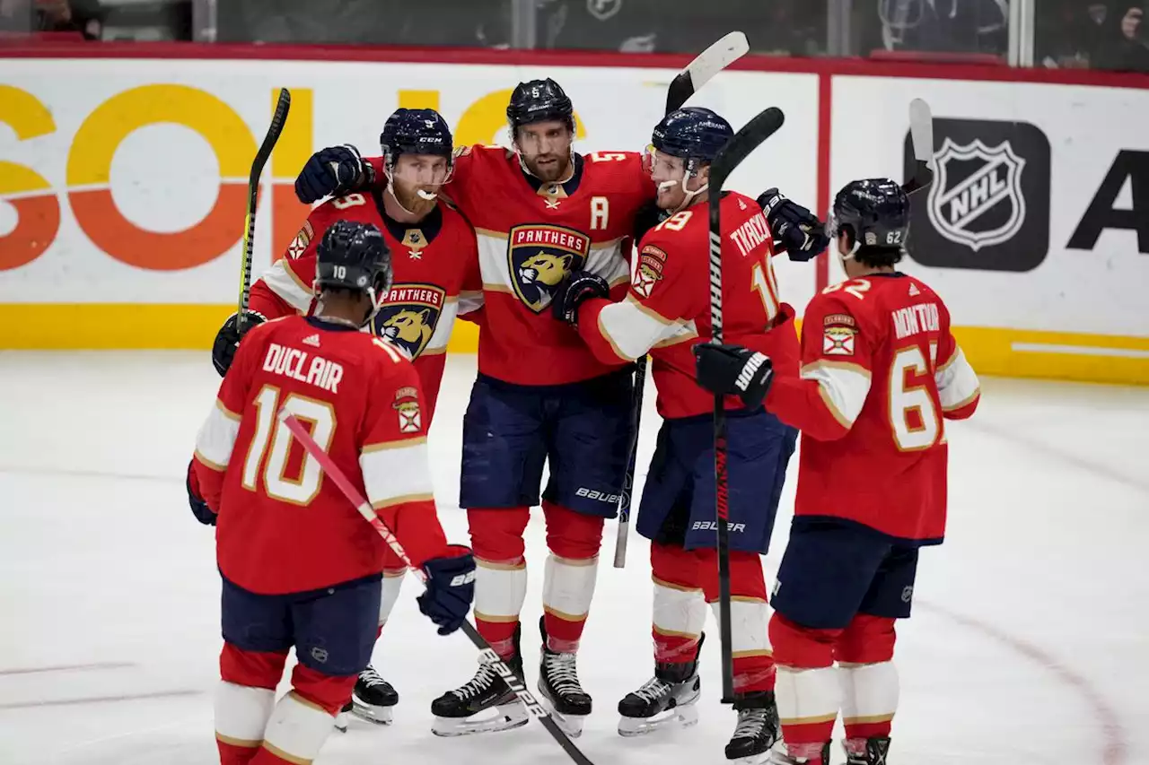 Panthers score team-record 7 goals in 1st, top Canadiens 9-5