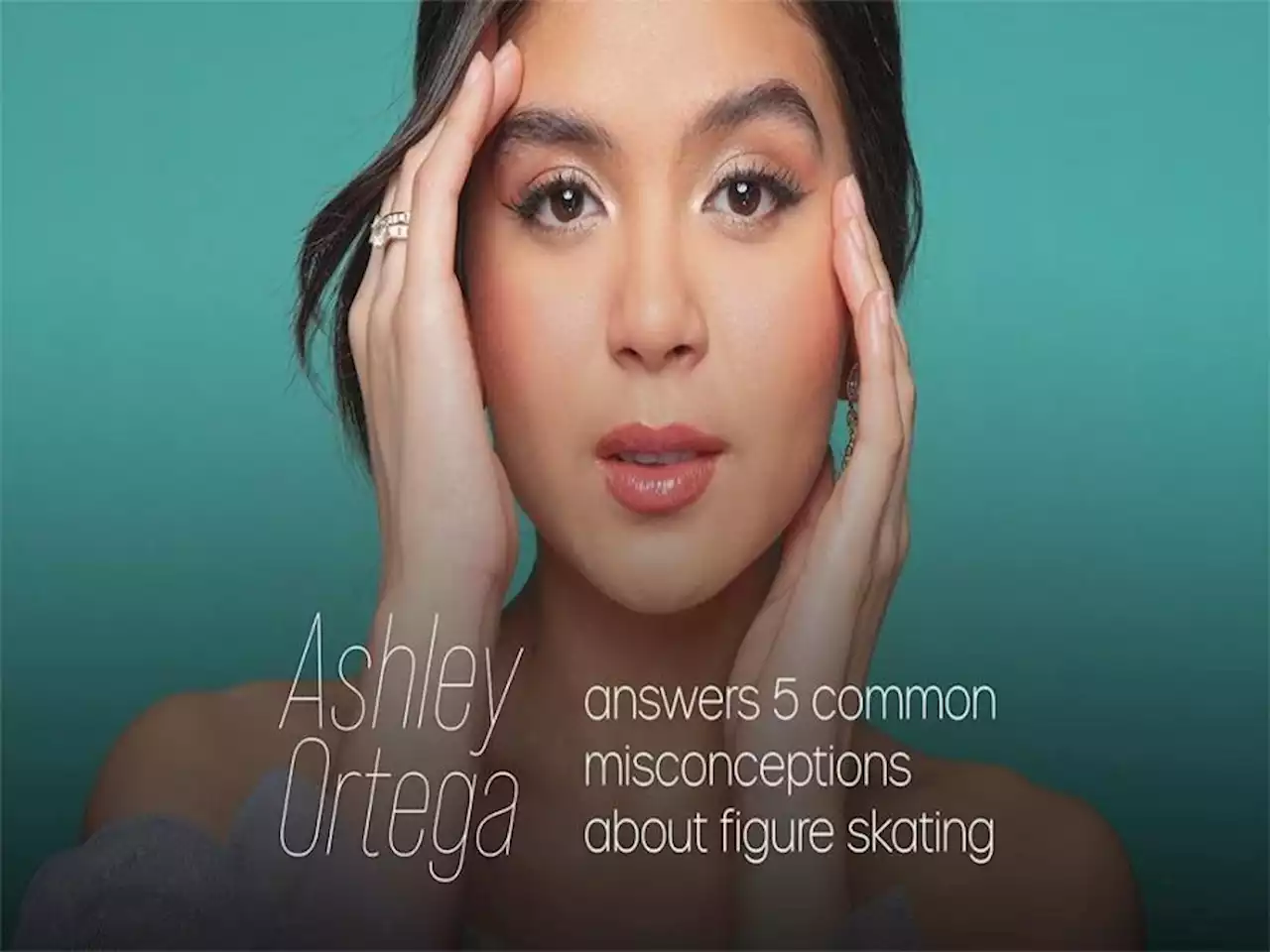 Ashley Ortega answers 5 common misconceptions about figure skating | Online Exclusive