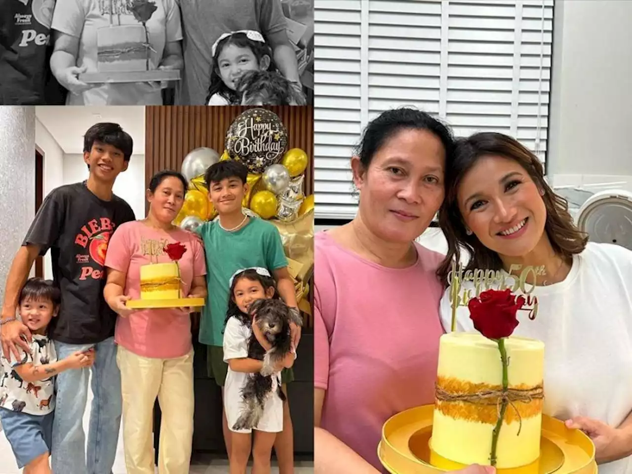 Camille Prats expresses love and gratitude to her family's Yaya Beng on her 50th birthday