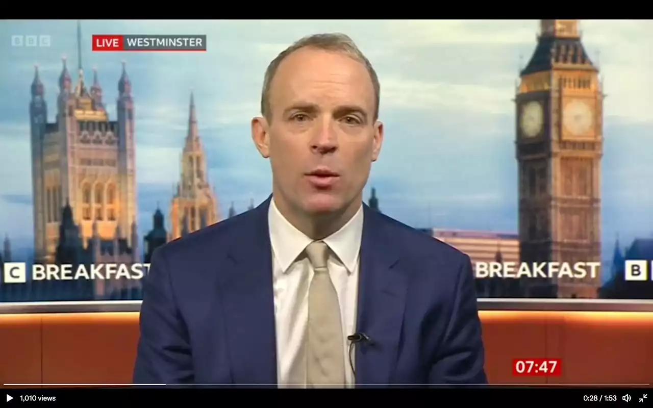 Dominic Raab Says It Would Be 'Improper' To Discuss Bullying Allegations