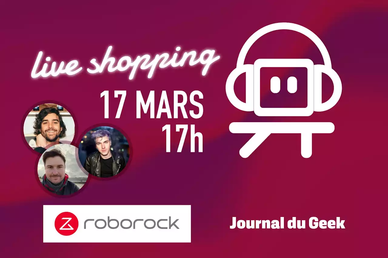 Le dernier Roborock S8 est à gagner pendant notre live shopping ce vendredi à 17h !