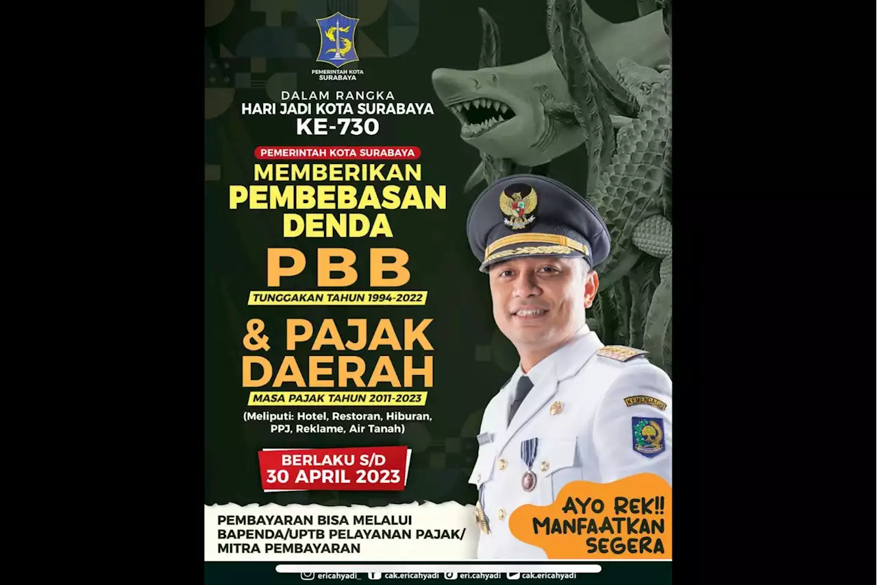 Denda PBB & Pajak Daerah Dibebaskan Menyambut HJKS, Manfaatkan Sebaik-Baiknya