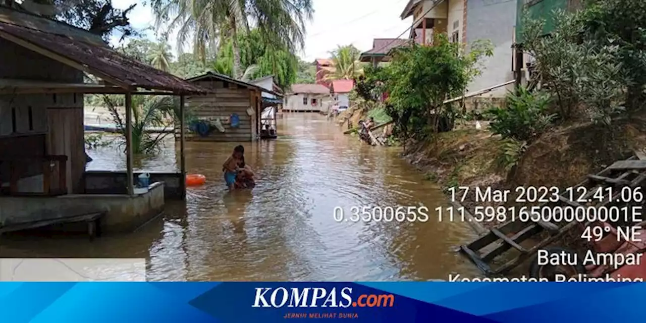 95 Desa di Kabupaten Melawi Terendam Banjir, Akses Jalan Terputus