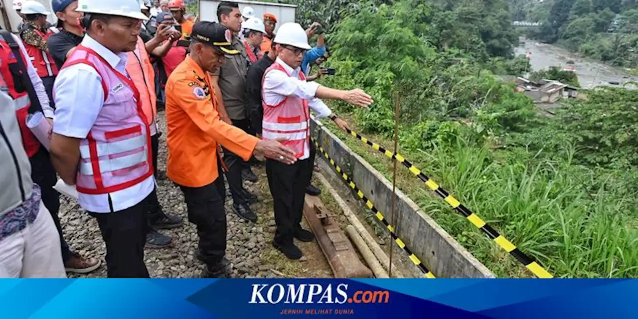 KA Lintas Bogor-Sukabumi Terdampak Longsor, Menhub: Butuh 3 Bulan untuk Pemulihan