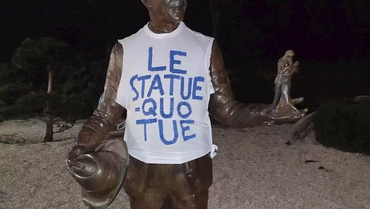 Toulouse : les militants de Dernière Rénovation rhabillent les statues