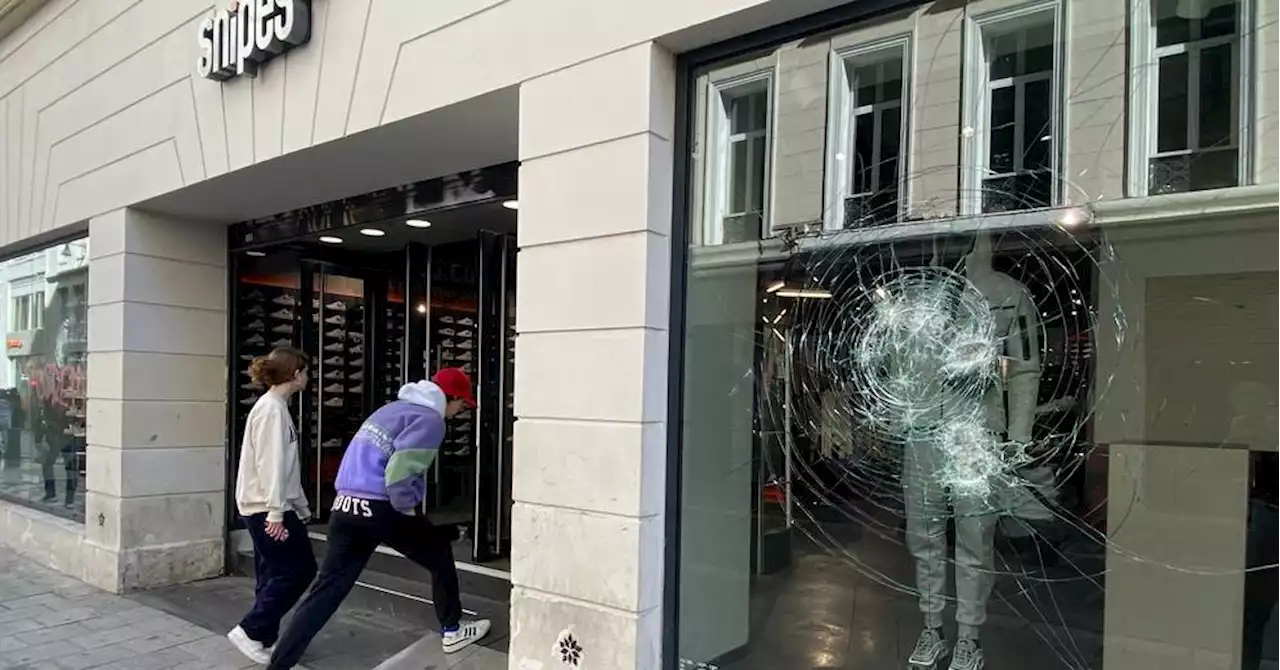 Marseille : la rue Saint-Ferréol panse ses plaies après la manifestation d’hier