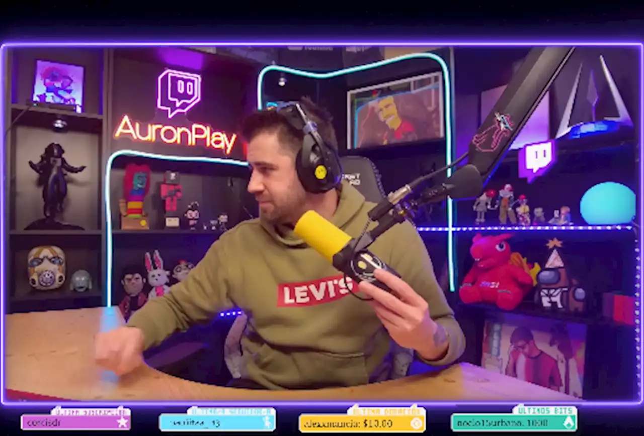 AuronPlay regresa a Twitch y supera los 15 millones de seguidores