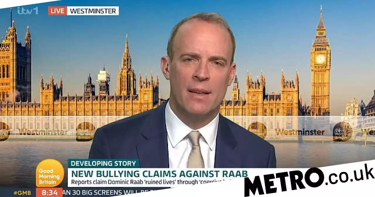 Raab calls Kate Garraway 'unconscionable' as she quizzes him on bullying claims