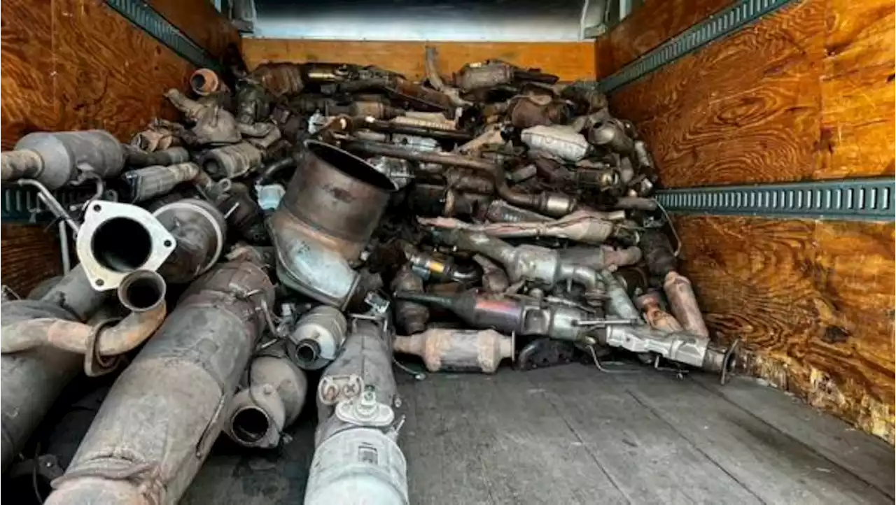 Thieves cutting catalytic converters and cashing in
