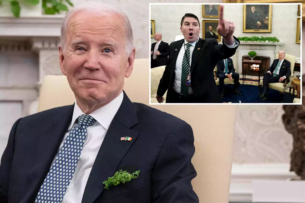 Biden ducks questions day after media revolt over lack of St. Patrick’s Day presser