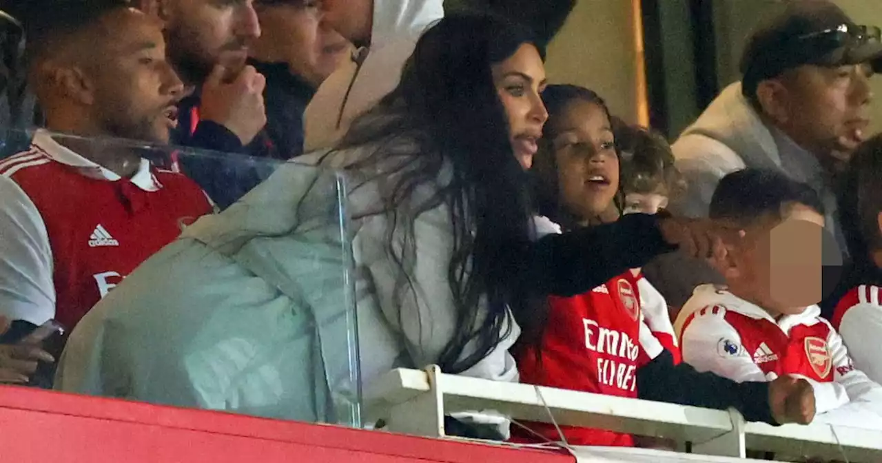 Kim Kardashian attends Arsenal game with son and fans can't believe their eyes