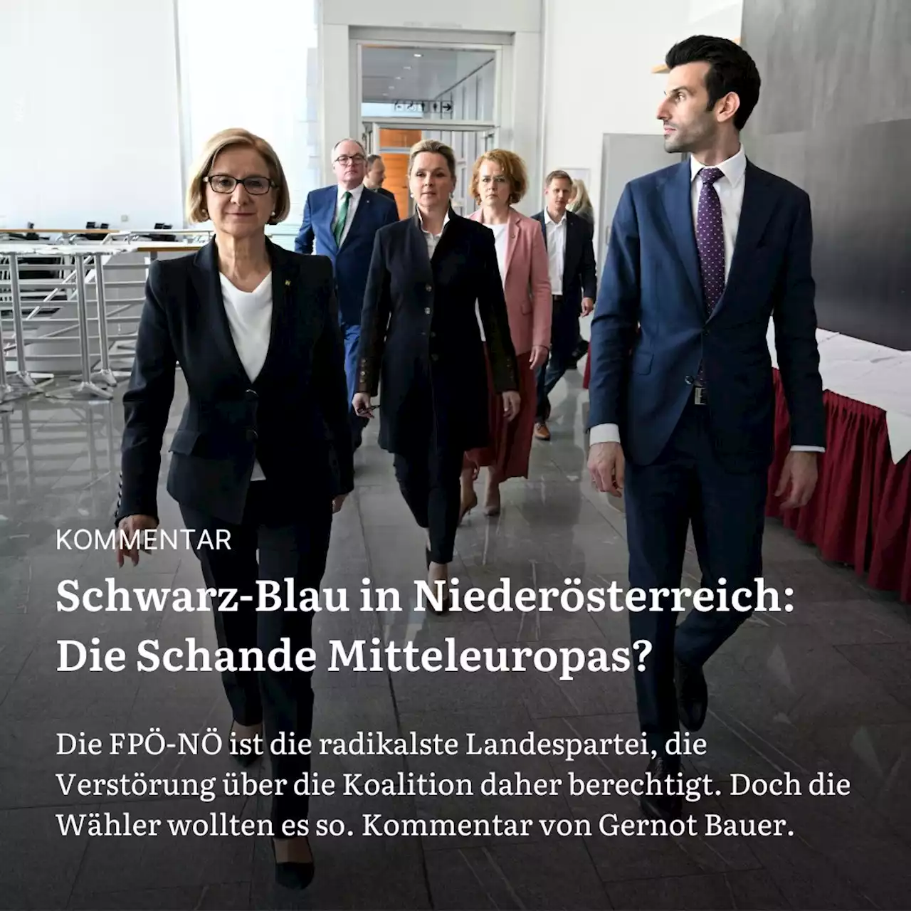 Schwarz-Blau in NÖ: Die Schande Mitteleuropas?