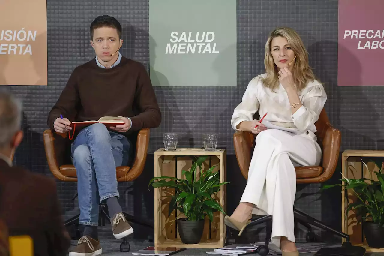 Yolanda Díaz y Errejón sellan su alianza sobre precariedad y salud mental: 'La política va de hablar de la vida de la gente'