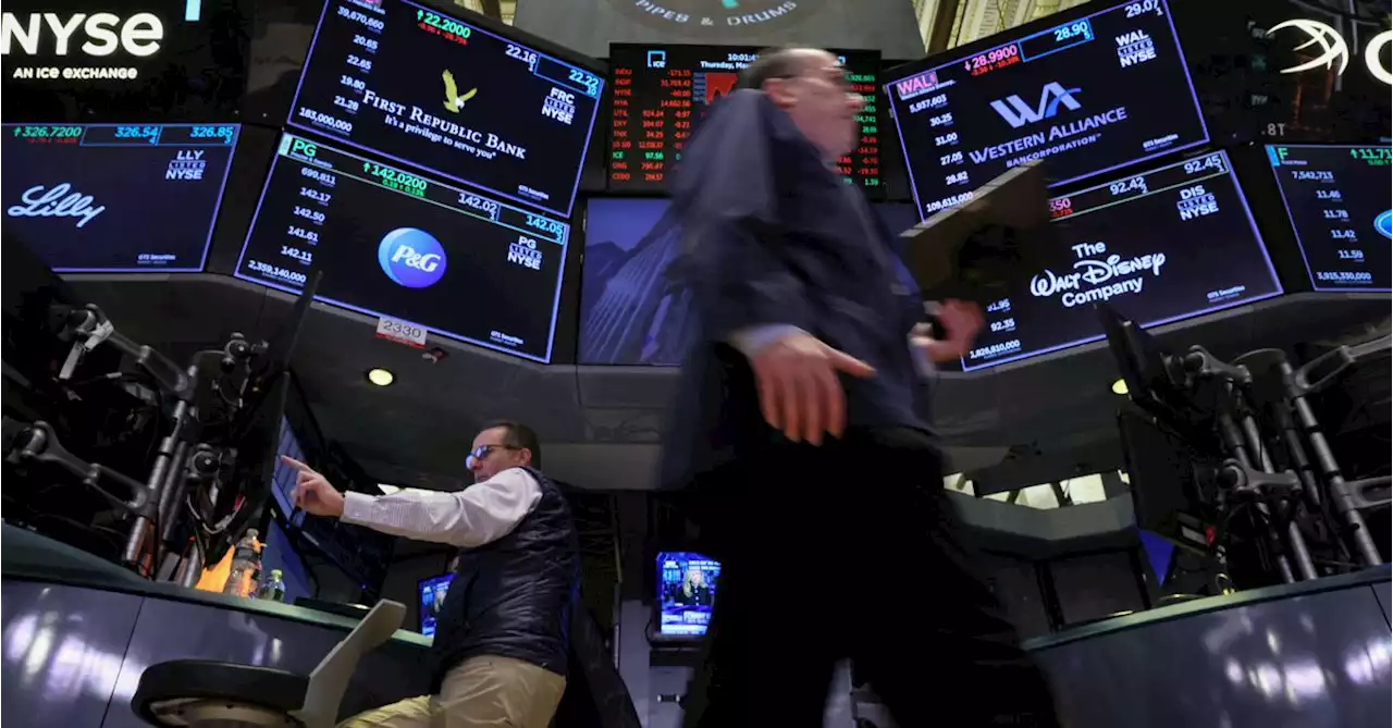 Wall Street falls on banking crisis worries