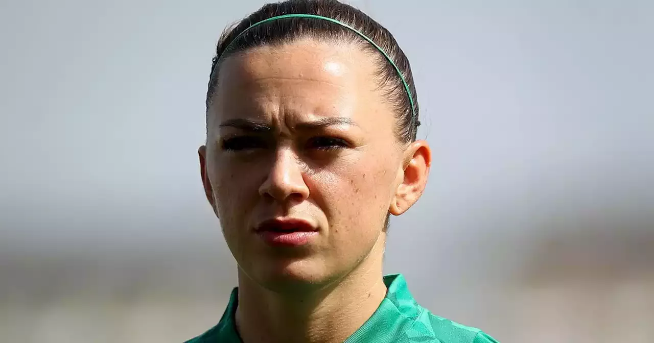 Ireland captain Katie McCabe's reaction as Kim Kardashian's son wears her  jersey at Arsenal match - RSVP Live