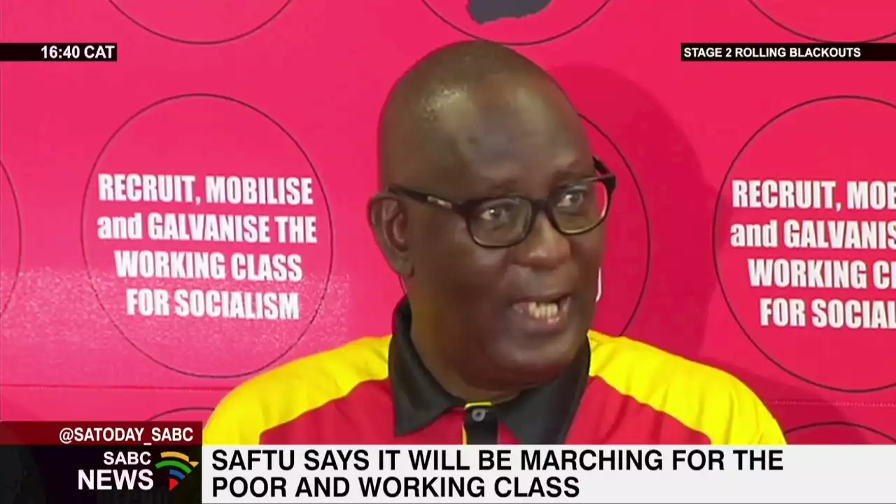 SAFTU says it will participate in the national shutdown on Monday