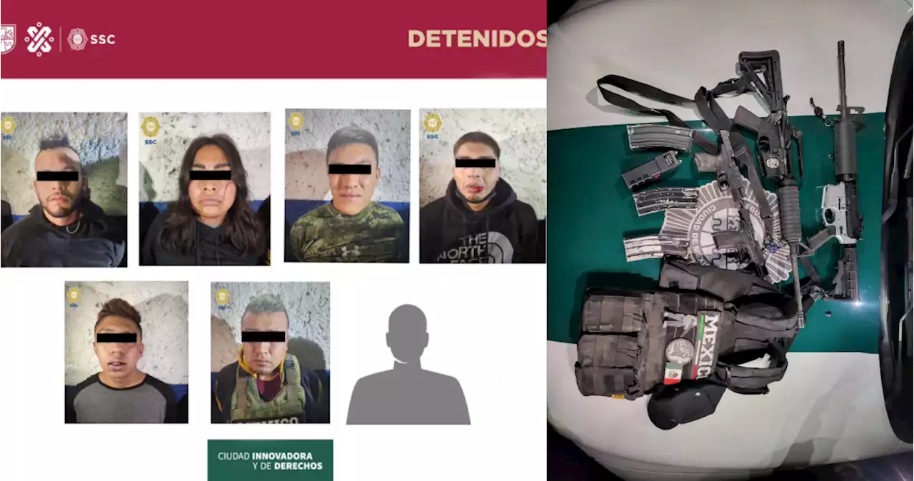 Tres policías mueren en persecución y balacera en la CdMx; 7 personas son detenidas