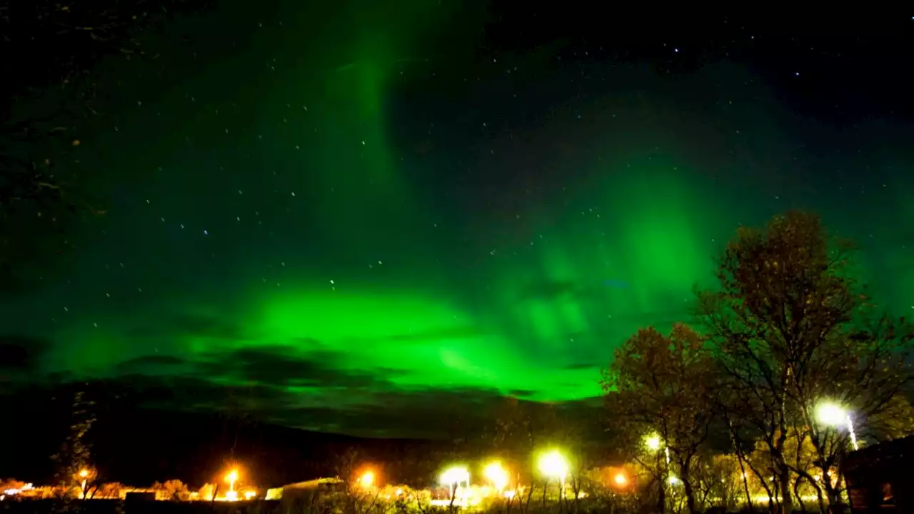 Stunning show of Northern Lights in Finland