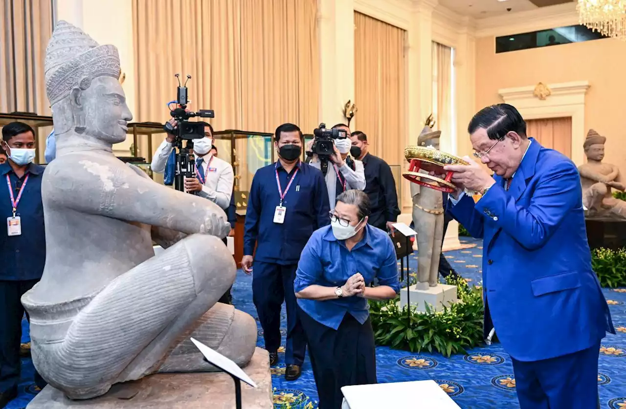 Cambodia celebrates return of 'priceless' stolen Angkor jewellery