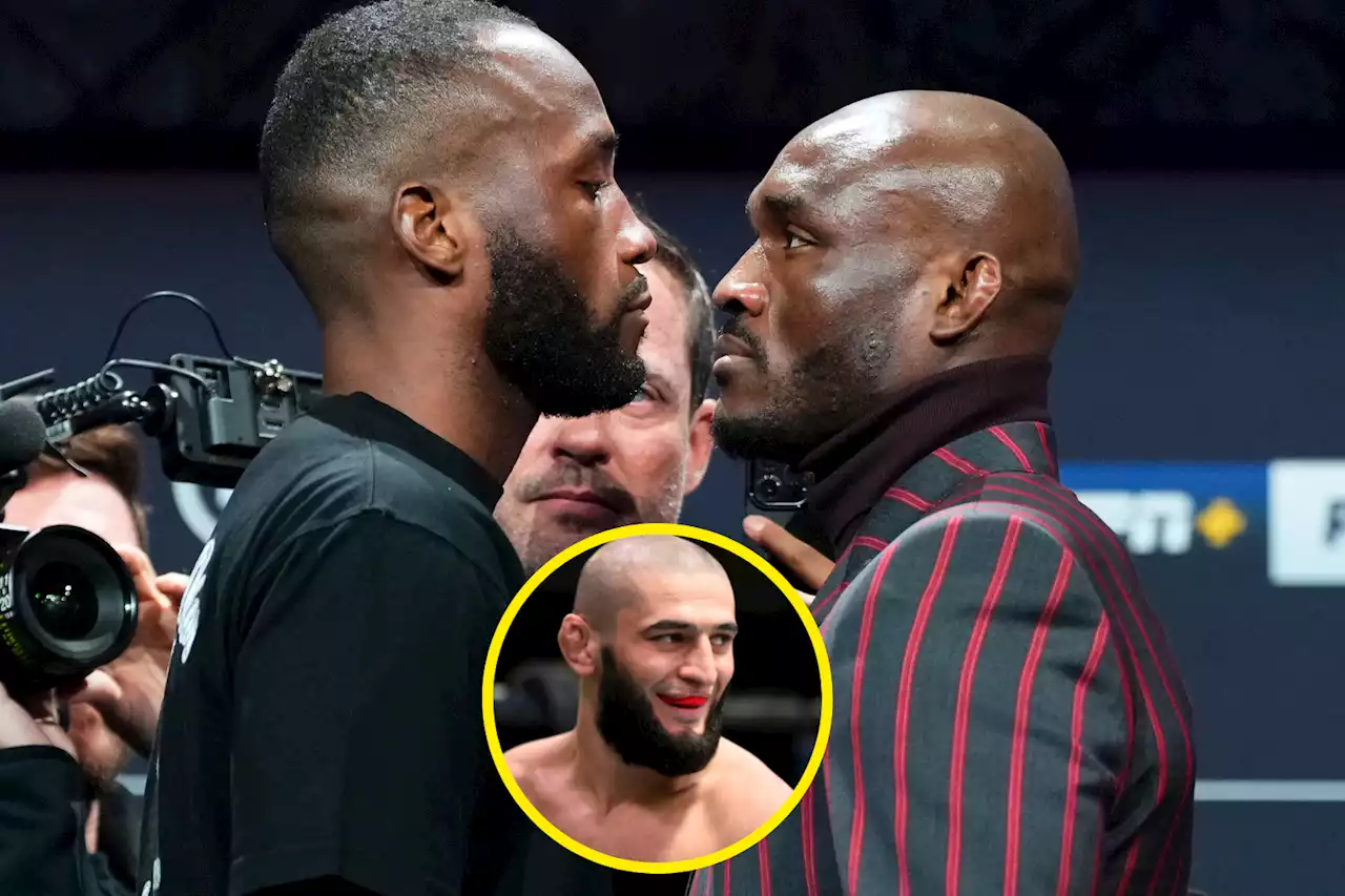 Khamzat Chimaev sends message to ‘clowns’ Leon Edwards and Kamaru Usman ahead of UFC 286 title fight