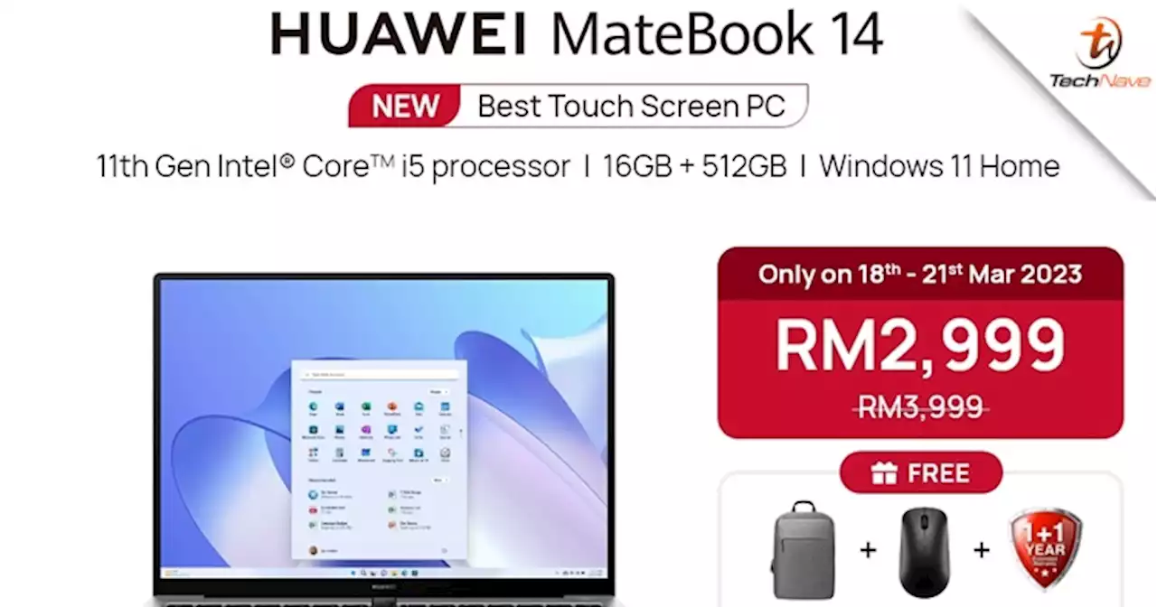 Huawei is dropping the MateBook 14 price again, this time to RM2999 for a limited time | TechNave