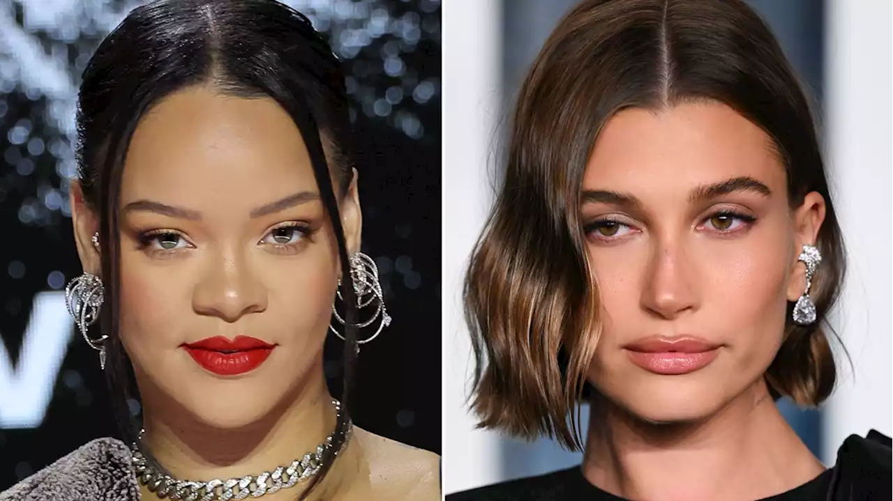 Rihanna and Hailey Bieber Just Had an Accidental Matching Moment