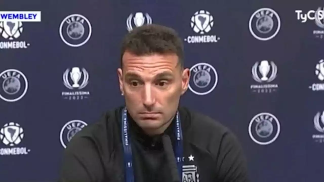 Scaloni: “Soy más duro con mis hijos que con los jugadores”