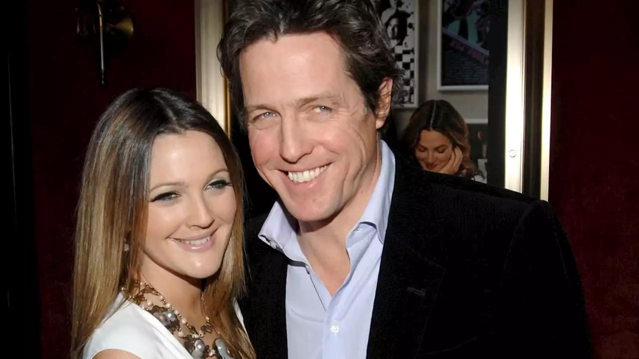 Drew Barrymore breaks into song after Hugh Grant insults her voice