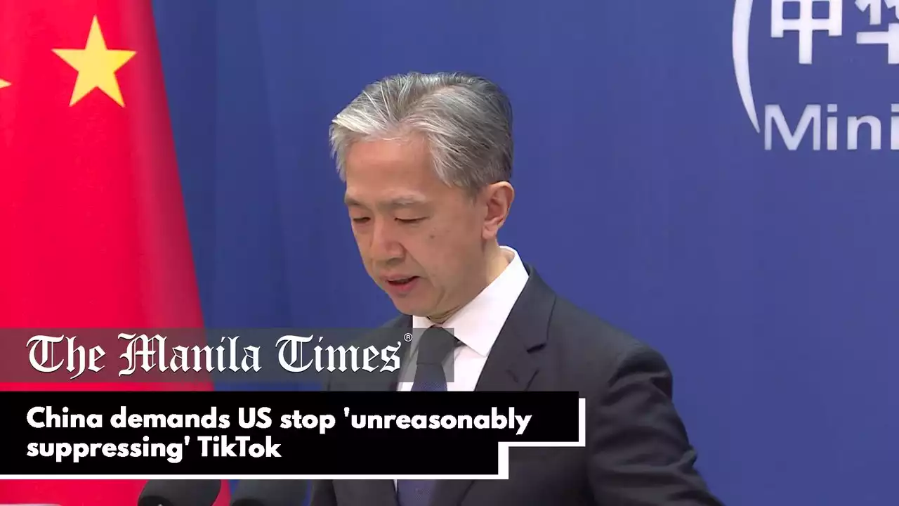 China demands US stop 'unreasonably suppressing' TikTok - video Dailymotion