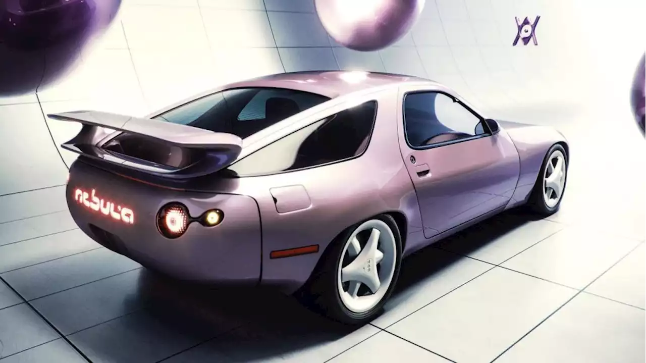 Porsche 928 'Nebula' SXSW art car will make you nostalgic for Y2K - Autoblog