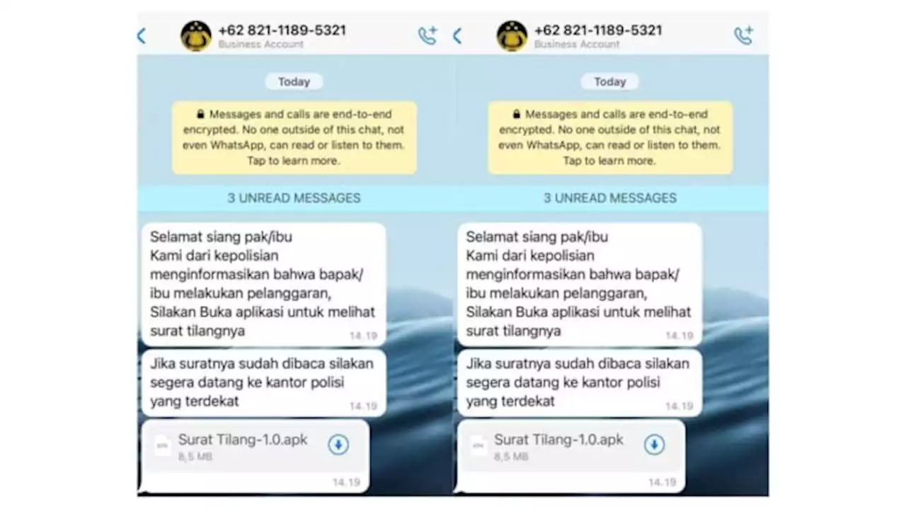 Viral Penipuan Modus Surat Tilang Lewat Whatsapp, Ini Kata Polri