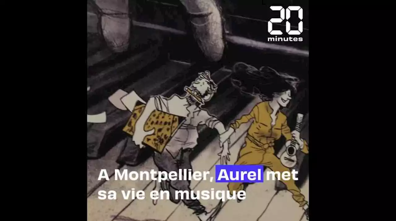 Aurel expose ses dessins inspirés par son autre passion, la musique