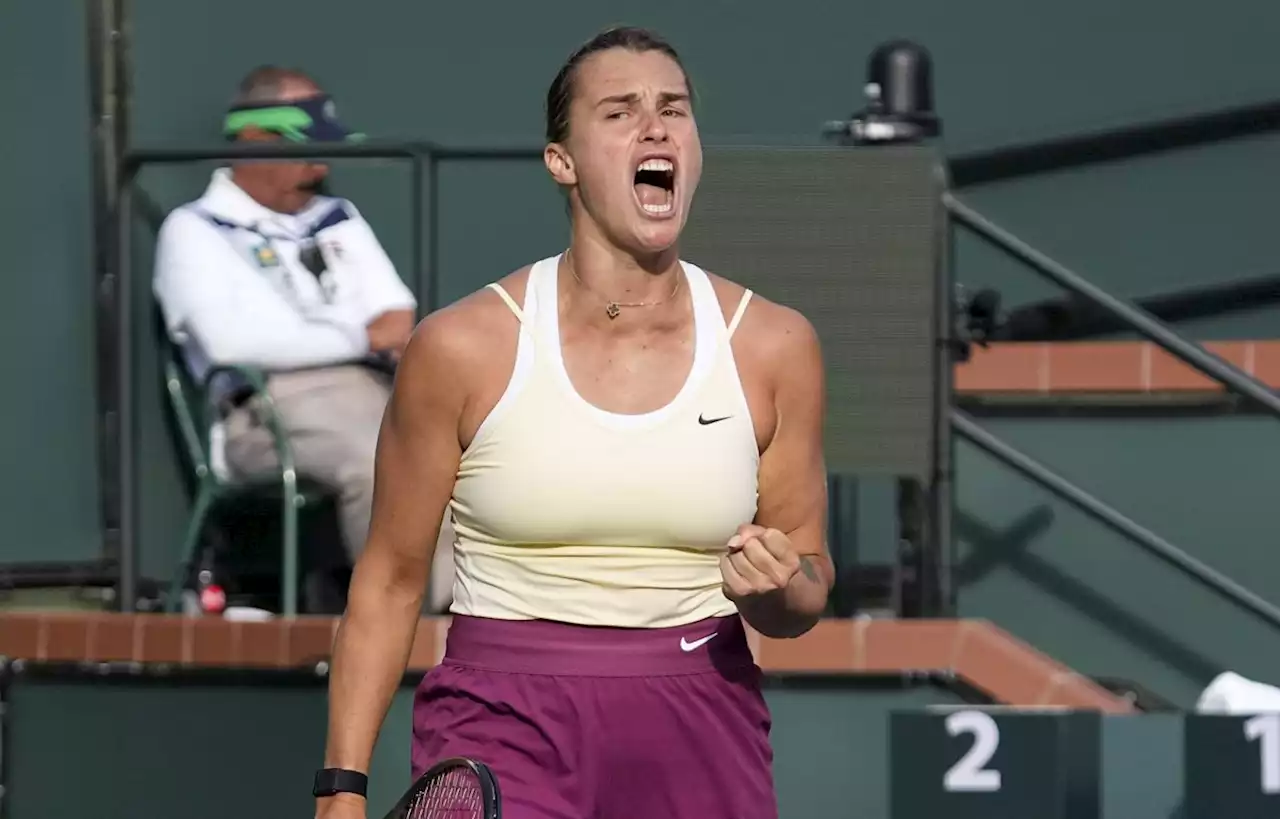 La Biélorusse Sabalenka admet « beaucoup de tension » avec les Ukrainiennes