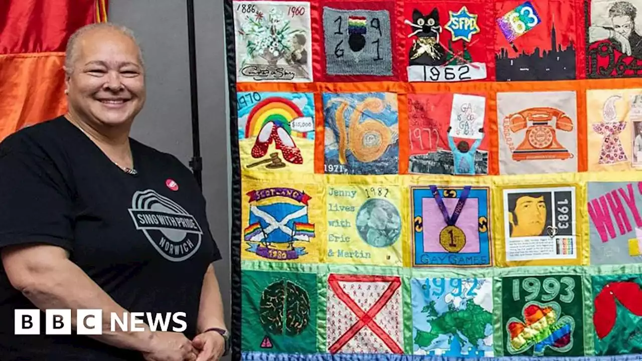 Norfolk Makers Festival: Sew Gay quilt inspired by LGBTQ+ moments