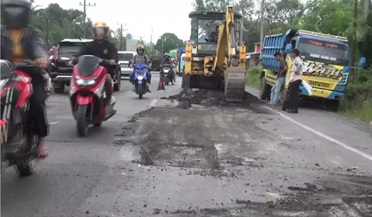 Jelang Mudik Lebaran 2023, Satlantas Polres Tulang Bawang Cek Jalan Lintas Timur Sumatera