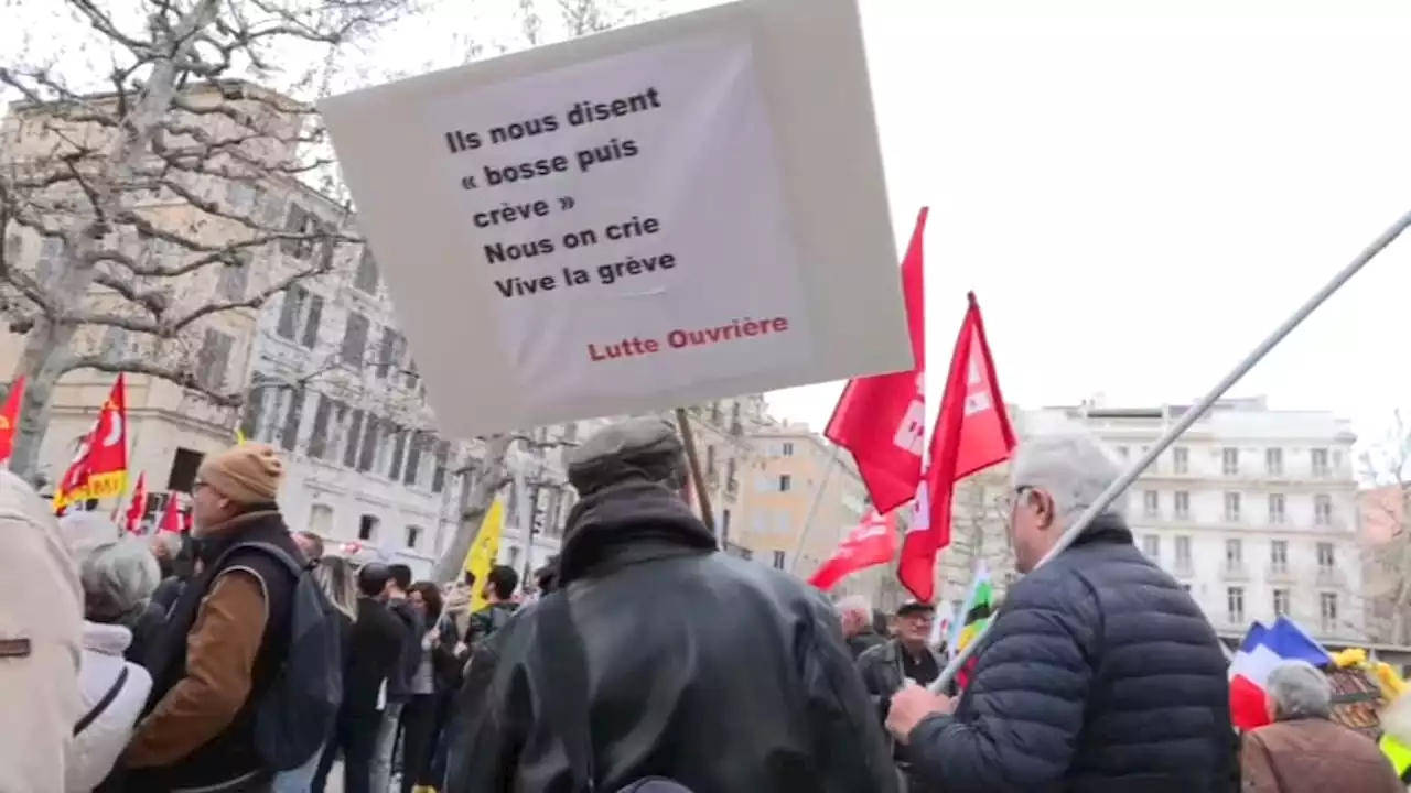 Retraites: 1500 manifestants rassemblés contre la réforme à Marseille, selon la préfecture